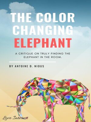 cover image of The Color Changing Elephant